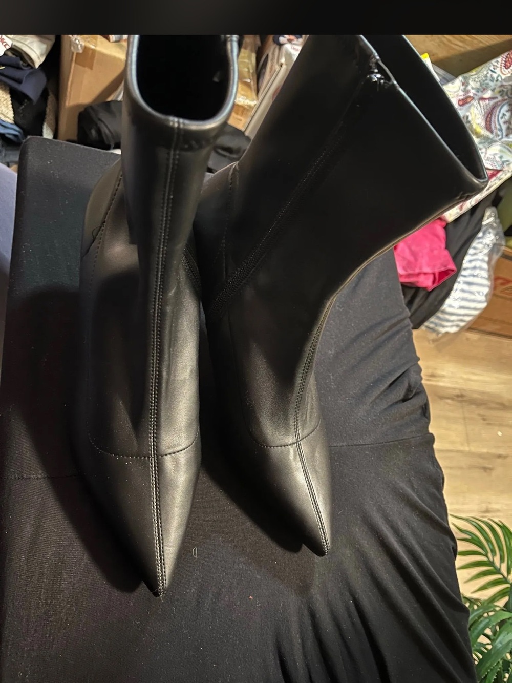 Abound Black Pointed Toe Ankle Booties